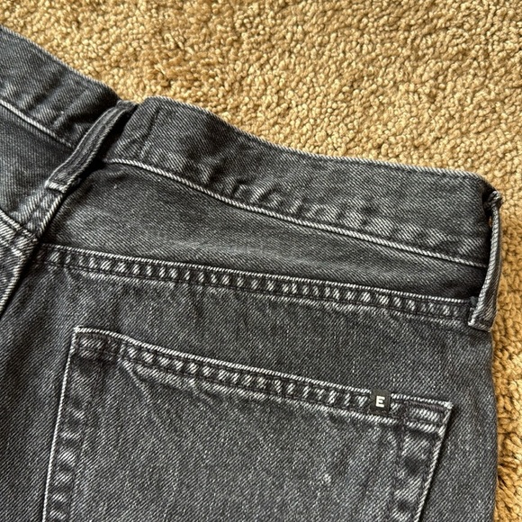 Everlane Denim Cut Off Organic Cotton Black Shorts - Picture 7 of 9